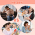 Babygoal Girl Pacifier Clips, 6 Pack Solid Color Holder Clips for Most Pacifier Styles, Baby Gift 6MP23