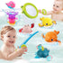 Dwi Dowellin Bath Toy for Toddlers, Floating Mold Free Swimming Toys and Stacking Cups