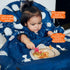 6-24 grabease Allover Waterproof Bib for Self-Feeding Infants and Toddlers, Machine Washable, Ages Months