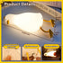 7 Cute Duck Night Light: LED Baby Silicone Duck Lamp - Colors Kids Night Lamp - Rechargeable Nursery Nightlight - Timer