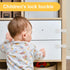 8 Packs Cabinet Door Locks for Baby Proof and Child Safety, Transparent Adhesive Locks for Drawer Cupboards
