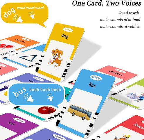Toddler Learning Toys for 2-5 Year Old Boys and Girls, Autism Sensory Toys, Speech Therapy 224 Sight Words Flash Cards