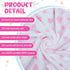 Fanfanwin 2 Pack 33 16 Inches Flannel Baby Bassinet Sheets x Pink and White Soft Christmas Flannel Crib Sheets, Fit