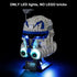 Vaodest LED Light for Lego Captain Rex Helmet Set 75349 Building Blocks Model Set,Design and Configuration Compatible with Model 75349(LED Light Only, Not Building Block Kit)
