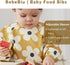 BebeBiu Long Sleeve Baby Bib, Waterproof Fabric, Catch-All Pocket, Baby Smock Bib, Adjustable Sleeves