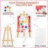 24 Sets, Golden Associate Valentines Day Cards Easel Cardboard for Kids School Pcs, Mini Watercolor Paint Classroom