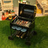 1:12 6pcs) iLAND Dollhouse Furniture and Accessories on Scale incl Dollhouse Patio Tables & Garden Chairs & BBQ Grill