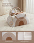 Blissful Diary Baby Diaper Caddy Organizer, Cotton Rope Diaper Caddy Basket, Large Storage Basket for Newborn Boys
