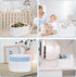 ABenkle Small Storage Basket - Mini Baby Basket, Cute Cotton Rope Woven Basket for Nursery, XS White