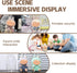 LDNMILES Clear Figure Display Case Compatible with LABUBU Have a Seat Plush Toy, Protective Cover