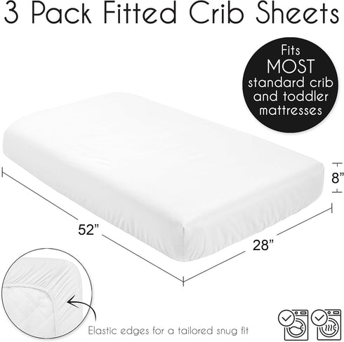 3-Piece Set Country, Sweet Jojo Designs Baby Crib Sheets (Western Cowboy) for Boys, Infant Nursery, Toddler Room