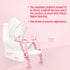 GrowthPic Toddler Toilet Training Seat Ladder with Sturdy Non-Slip Wide Step and Soft Cushion for Girls with Splash