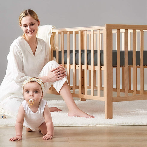 2 Pack Cozy 28x52 Inches, BEDSUM Microfiber Toddler Fitted Crib Sheets, Super Soft and Baby Sheets for Standard Crib
