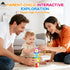 1 12-in-1 1-2, Montessori Activity Cube & Busy Board for Year Old - Travel Toys for Airplane & Car, Educational