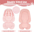 KAKIBLIN Infant Car Seat Insert, Baby Car Seat Cushion, Car Seat Pad Support for Newborn, Universal Car Seat Insert
