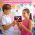 24 Pack Shemira Valentines Day Cards for Kids School Classroom Exchange, Valentines Cards with Light Up Fidget Spinners