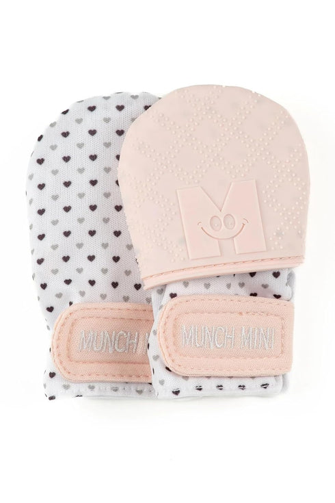 Pink Heart Teether Combo by Malarkey Kids