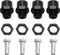 4Pack Share Goo Metal Wheel Hex Drive Hub Adapter, 12mm to 17mm Conversion for Tamiya Axial RC4WD Traxxas HPI 1/10 RC