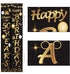 2 Pieces 50th Birthday Party Decorations, Cheers to 50 Years Banner and Welcome Porch Sign