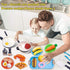 Set,Kitchen Girls(72 Kids Kitchen Toy Cookware with Play Food Toy Play Accessories with Pots and Pans,Cutting Food Toy