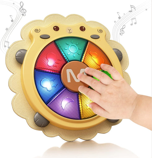 Light & Sound Musical Drum Toy for Babies