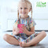 GET FRESH PLA Kids Cups Set – 4-Pack Melamine-Free Dinner Cups for Kids, Microwave Safe, BPA-Free, Reusable Tumblers