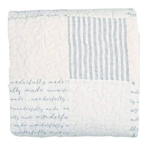 Stephan Baby Heirloom-Quality Pieced Crib Quilt, Wonderfully Made (G2143)