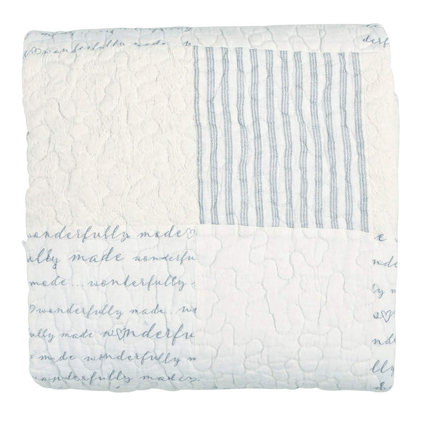 Stephan Baby Heirloom-Quality Pieced Crib Quilt, Wonderfully Made (G2143)