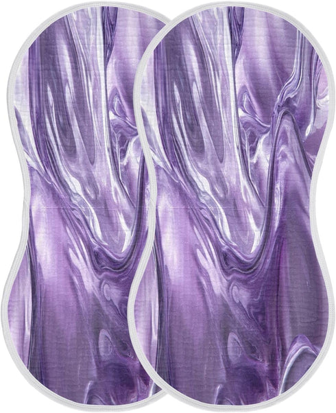 YETTASBIN Liquid Marble Muslin Baby Burp Cloth, Super Soft Absorbent Cotton Burp Rag Baby Bibs Feeding Cloth