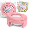 MCGMITT Portable Potty Seat for Kids Travel - Foldable Training Toilet Chair