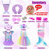 18 inch Set Mermaid Doll Clothes and Doll Accessories Case Luggage Travel Play Include Suitcase, Dresses, Bag, Camera