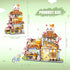 6-12, Set, (923 Japanese Street View Taiyaki Shop Mini Building Blocks for Girls MOC Creative Building Toys Cute Panda
