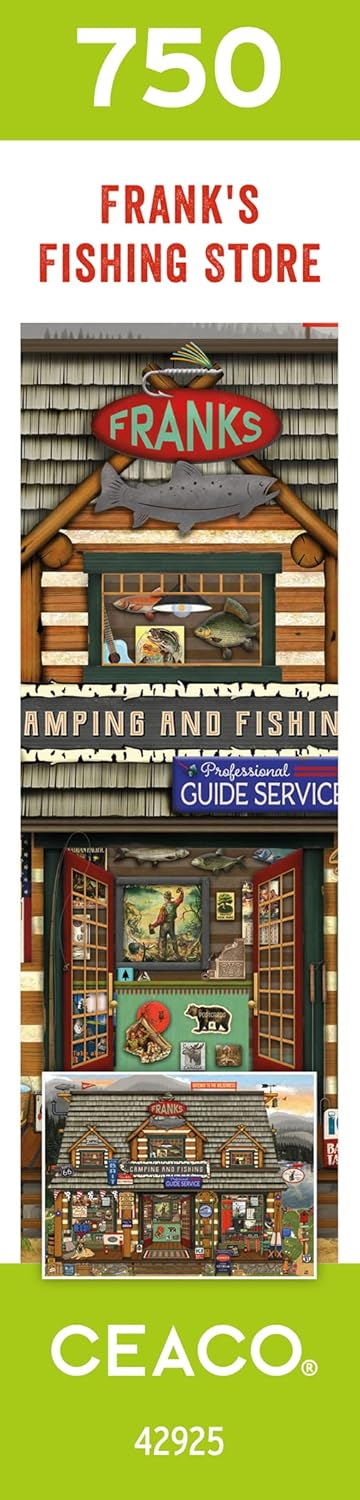 Ceaco - Frank's Fishing Store 750 Piece Jigsaw Puzzle
