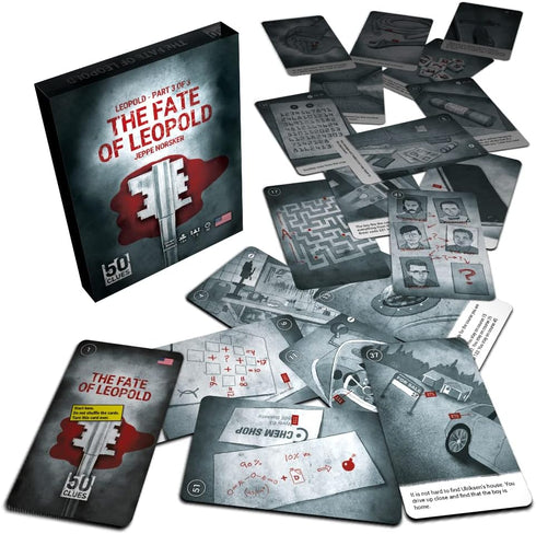 50 Clues: Part Three: The Fate of Leopold – 1-5 Players – Card Games for Family Game Night – 90 Minutes of Gameplay –
