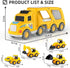 3 4 5 6 3-4 3-5 Veslier Construction Truck Toys for Boys Girls Age Years OldCarrier Transport Trucks for Kids Year
