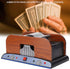 ZJchao Automatic Card Shuffler, Battery Operated Poker Shuffling Machine for Home Tournament Use.