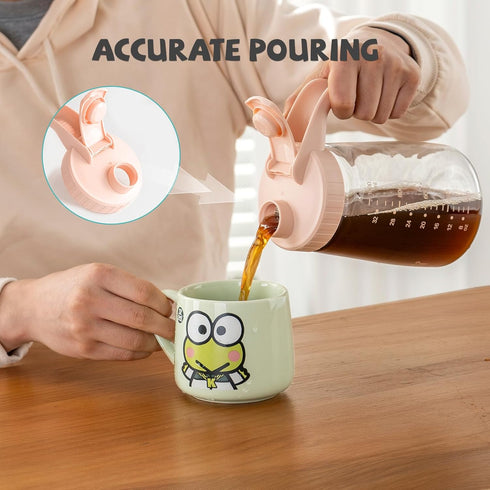 34oz COMI Breast Milk Pitcher,No Leak Breast Milk Storage Containers for Fridge,Resistant to Heat and Cold,Wide Mouth
