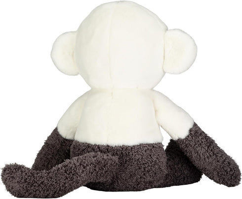 Lambs & Ivy Jungle Party White/Gray Plush Monkey Stuffed Animal Toy - Charlie