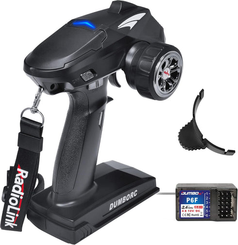 ATA HOBBY DUMBORC X4 2.4GHz 4-Channel RC Radio Transmitter and Receiver X6F