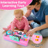 1-3 6-9-12-18 1 0-2 Baby DJ Table for Toddlers with Music & Light, Musical Baby Piano Toys Months Toddler Activity