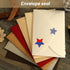 Patriotic Stickers, 4th of July Metallic Red White Blue Star Labels, 80Pcs Foil Decals for Decoration