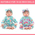 FADALEA 18-22 inch 5-Packs 18-22 inch Doll Clothes and Accessories with Headband for Doll (Not Include Doll)