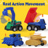 36 Set Pieces Pull Back Cars and Trucks Toy Mini Pocket Vehicles, Fighter Jets, Construction, Race Cars & Military Toys