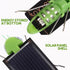 2Pcs Solar Powered Insect Toys, Educational Fake Roaches Grasshopper Moving Toys for Kids Birthday, Christmas,