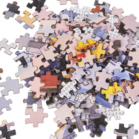 MaxRenard Game Jigsaw Puzzle, 1000 Pieces for Adults, Santorini Landscape, Family Toy