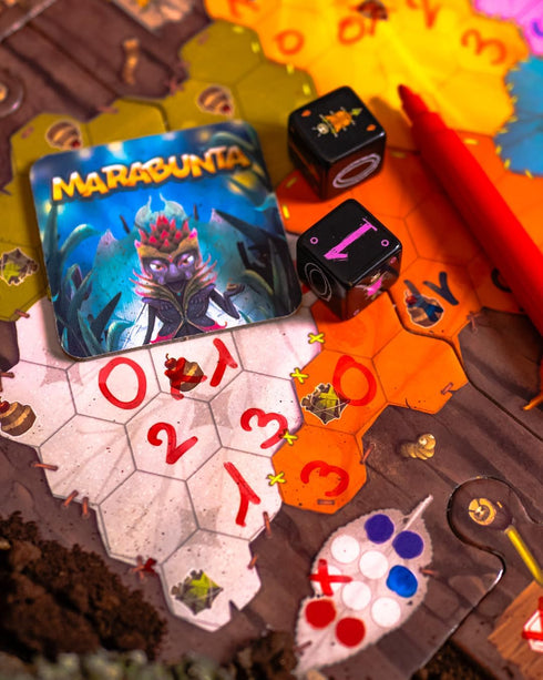 Space Cowboys Marabunta Board Game, Strategy Game of Ant Colony Domination for Kids & Adults, Ages 10+, 2 Players