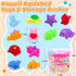 120 Pack VISCOO Squishy Toys, Easter Basket Stuffers, Mochi Squishy Bulk Party Favors for Kids, Treasure Box Toys