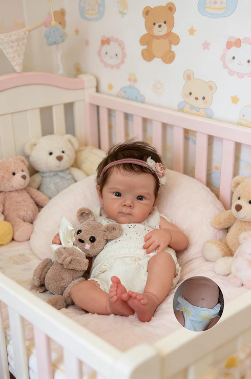 Anano Re-Born Baby Doll Full Body Soft Silicone Vinyl Babies Look Like