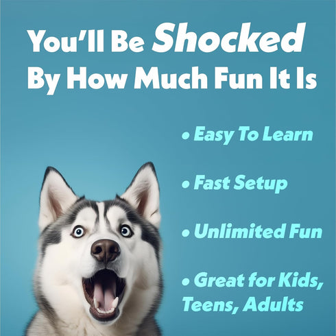 Fun Fast-Paced Game for Families - Funny Card Game for Adults, Teens, and Kids - Best Game for 2-4 Players