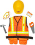 Melissa & Doug Construction Worker Costume Set (6-Piece) with Deluxe Jumbo Cardboard